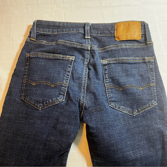 American Eagle Outfitters Dark Blue Straight Jeans Men's 29x32 Classic - Picture 8 of 10